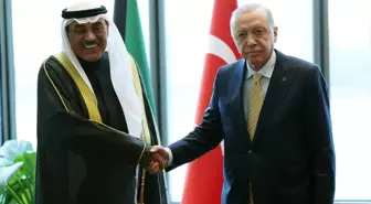 Cumhurbaşkanı Erdoğan, Kuveyt Veliaht Prensi Sabah'ı kabul etti