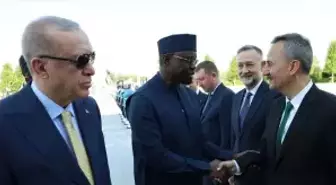 Cumhurbaşkanı Erdoğan, Senegal Başbakanı Sonko'yu resmi törenle karşıladı
