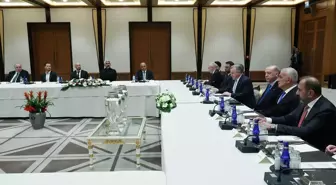 Cumhurbaşkanı Erdoğan, Süper Lig'e yükselen 3 futbol kulübünün başkanlarını kabul etti Açıklaması