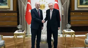 Cumhurbaşkanı Erdoğan, TBMM Başkanı Kurtulmuş'u kabul etti