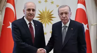 Cumhurbaşkanı Erdoğan, TBMM Başkanı Kurtulmuş'u kabul etti