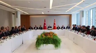 Cumhurbaşkanı Erdoğan, Türkiye-ABD İş Konseyi Başkanı Ulukaya ve ABD'li üst düzey şirket yöneticileriyle görüştü