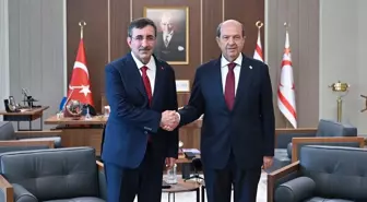 Cumhurbaşkanı Yardımcısı Yılmaz, KKTC Cumhurbaşkanı Tatar ile Görüştü