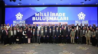 Cumhurbaşkanı Yardımcısı Yılmaz 'Milli İrade Buluşmaları' programında konuştu Açıklaması