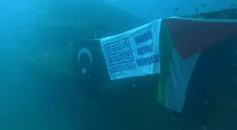 Mardin Artuklu Üniversitesi'nden Dalgıçlar, Gazze İçin Sessiz Çığlık