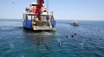 Saros Körfezi'nde Su Altı Tarih Müzesi'ne Tank Batırıldı