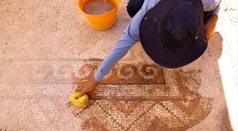 Dara Antik Kenti'nde 1500 Yıllık Mozaik Bulundu