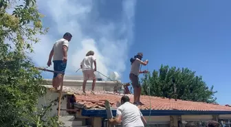 Datça'da Restoranın Bacasında Yangın Çıktı