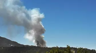 Denizli'de Orman Yangınına Hava ve Kara Müdahalesi