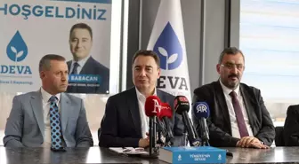 DEVA Partisi Genel Başkanı Babacan, Sivas'ta basın toplantısı düzenledi