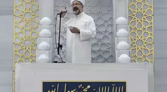 Diyanet İşleri Başkanı Erbaş, Ahmet Hamdi Akseki Camisi'nde hutbe irat etti Açıklaması