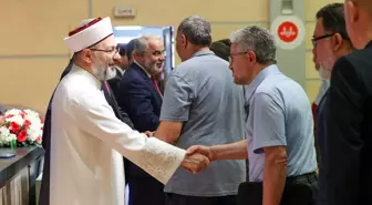 Diyanet İşleri Başkanı Erbaş, Başkanlık personeliyle bayramlaştı
