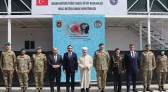 Diyanet İşleri Başkanı Ali Erbaş Bosna-Hersek'te EUFOR Türk Temsil Heyeti'ni Ziyaret Etti