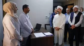 Diyanet İşleri Başkanı Erbaş, 2025 Hac Organizasyonu'nu İnceledi