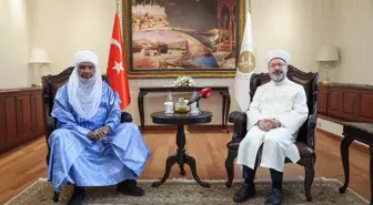 Diyanet İşleri Başkanı Ali Erbaş, Nijerli Heyeti Kabul Etti