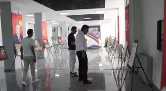 Diyarbakır'da '15 Temmuz' Temalı Resim Sergisi Açıldı