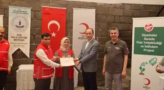 Diyarbakır'da Fide Yetiştiriciliği Kursu Tamamlandı