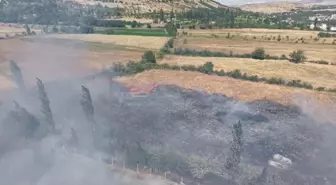 Malatya'nın Doğanşehir İlçesinde Arazi Yangını Söndürüldü