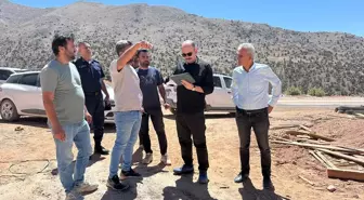 Doğanşehir Kaymakamı Sungur'dan deprem konutlarına inceleme
