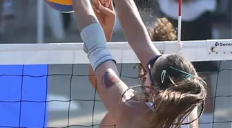 Alanya'da Plaj Voleybolu Şampiyonu İsviçre'den Anouk-Zoe Çifti