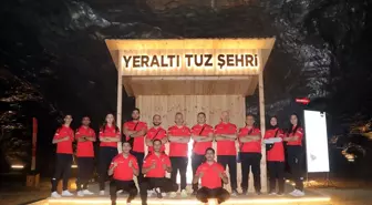 Savate Combat Milli Takımı, Tuz Mağarasında Antrenman Yaptı