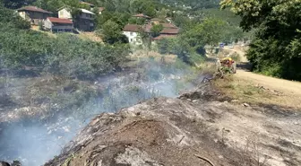 Düzce'de Çalılık Alanda Yangın: 5 Dönüm Alan Zarar Gördü