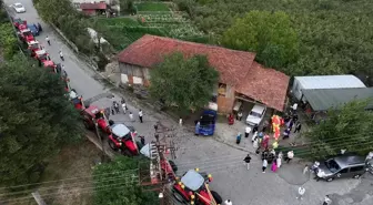 Düzce'de Traktörlü Sünnet Düğünü