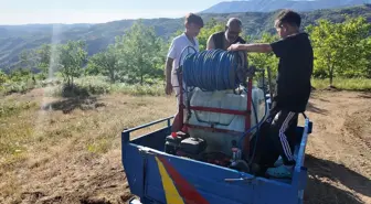 Yığılca'da Çıkan Örtü Yangını Kontrol Altına Alındı