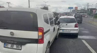 Düzce'de Zincirleme Trafik Kazası: 1 Yaralı
