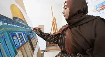 Betül Kara, Filistinli Çocukların Sesini Sanatıyla Duyuruyor