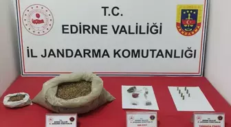 Edirne'de Uyuşturucu Operasyonu: 1.7 Kilo Esrar Ele Geçirildi