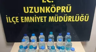 Edirne'de Sahte Alkollü İçi Operasyonu: 11 Litre Ele Geçirildi