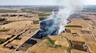 Edirne'de Anız Yangını Kontrol Altına Alındı