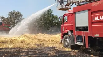 Edirne'de Anız Yangını 3 Metruk Eve Sıçradı