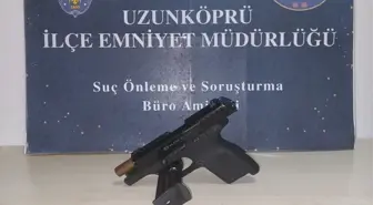 Uzunköprü'de Tabanca Ele Geçirildi, Motosiklet Hırsızlığı ve Alkollü Sürücü Denetimi Yapıldı