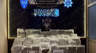 Edirne'de 26 Kilo Sentetik Uyuşturucu Ele Geçirildi