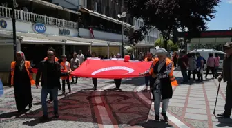 Edirne'de Lösemili Çocuklar Haftası Farkındalık Yürüyüşü Düzenlendi