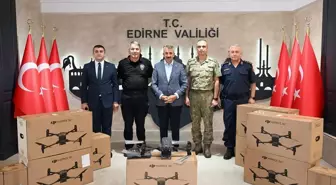 Edirne'nin Güvenlik Güçlerine Yeni İHA Desteği