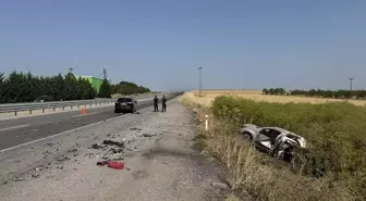 Edirne'deki Trafik Kazasında 1 Ölü 1 Yaralı