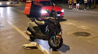 Edirne'de Motosiklet ve Hafif Ticari Araç Çarpıştı