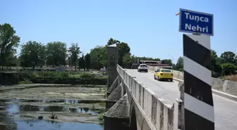 Edirne'deki Meriç ve Tunca Nehirlerinde Debi Düşüşü