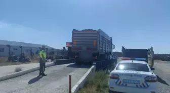 Taşıma Sınırını Aşan Kamyon Sürücülerine 110 Bin Lira Ceza