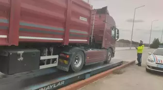 Edirne'de Taşıma Sınırını Aşan Sürücüye Cezalı Mugan