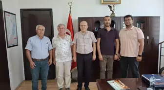 Çakmak Barajı Sulama Kooperatifi Başkanı'ndan Kaymakam Köken'e Ziyaret