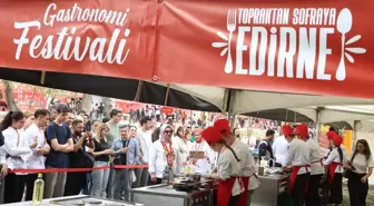 Edirne Gastronomi Festivali'nde Aşçı Adayları Yarıştı