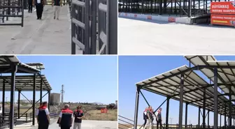Edirne Tarım ve Orman Müdürü Havsa Canlı Hayvan Pazarı'nda İncelemelerde Bulundu