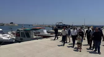 Edirne Valisi Saros Körfezi'nde İncelemelerde Bulundu
