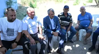 Edirne Valisi Yangın Bölgesini Ziyaret Etti