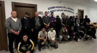 Edirne ve Tekirdağ'da 41 Düzensiz Göçmen Yakalandı