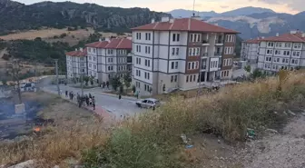 Eğirdir'de Boş Arazide Yangın Çıktı